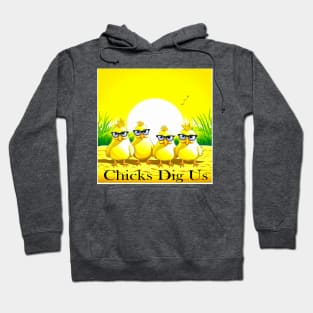 Chicks Dig Us Design Hoodie